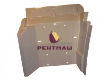 Корпус подножки левой Шакман F3000 DZ13241240425-белый